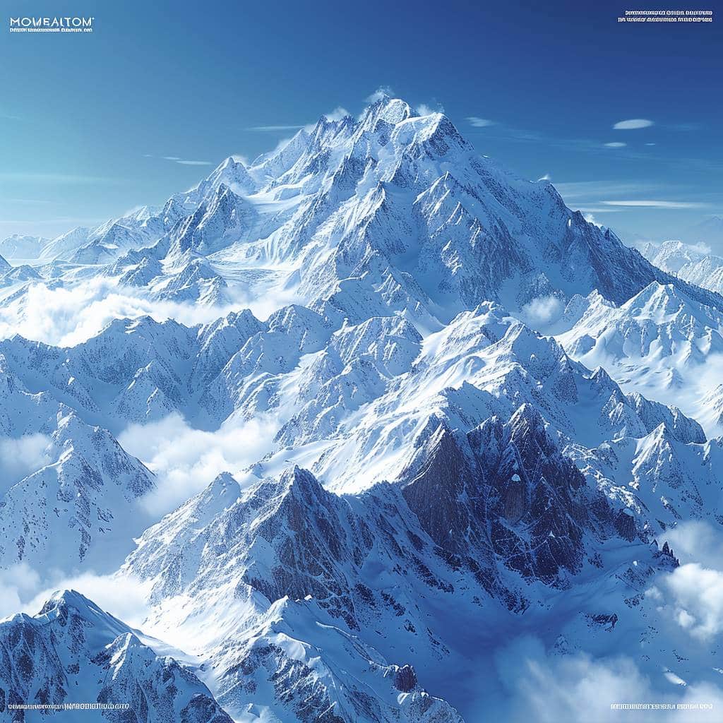 Les merveilles des montagnes et glaciers